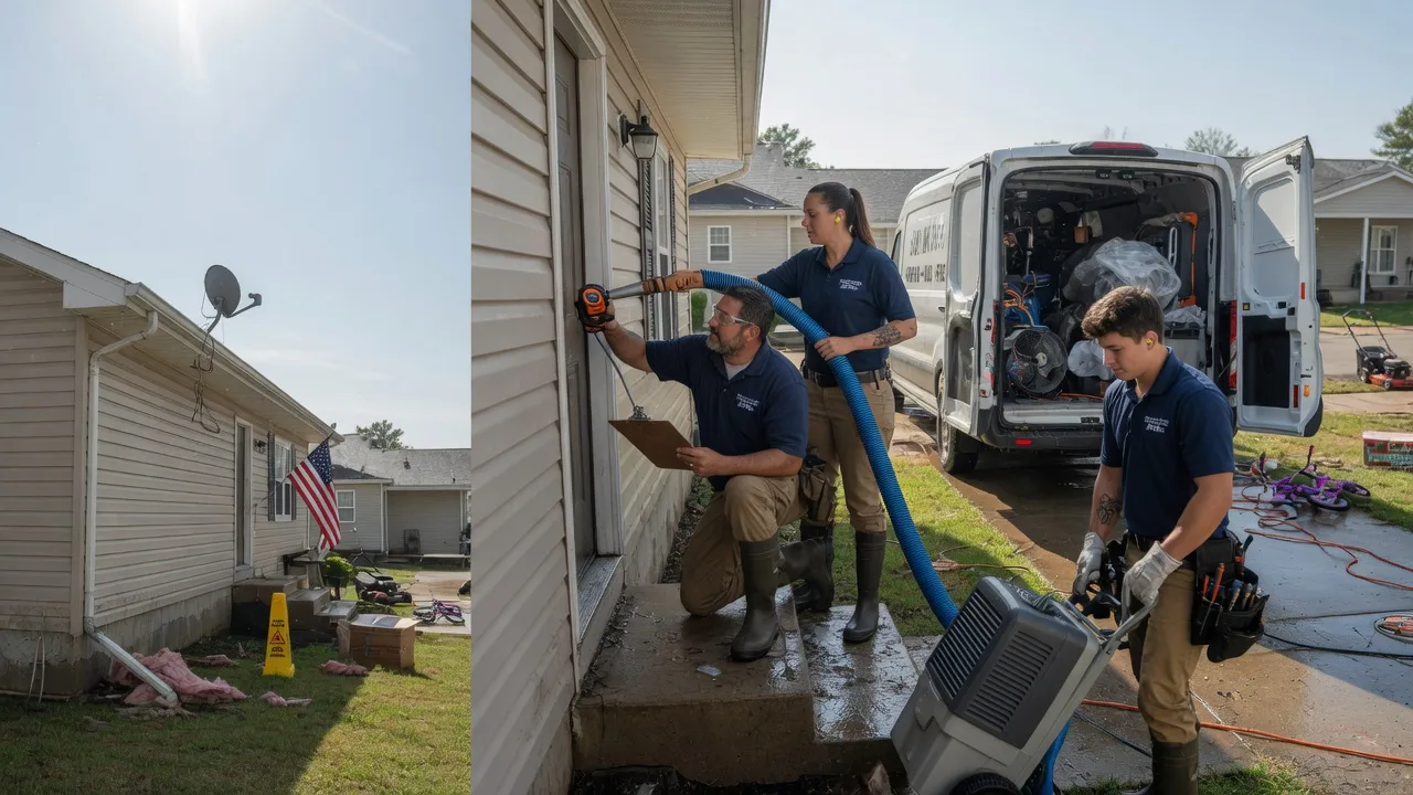Ceiling Water Damage Restoration in Windthorst, TX near me